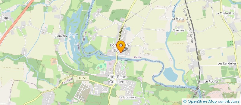 localisation de l'entreprise SCI ANTLAN  BRUZ