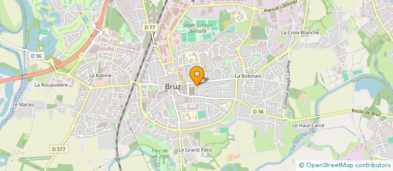 localisation de l'entreprise SCI ANTMAR  BRUZ