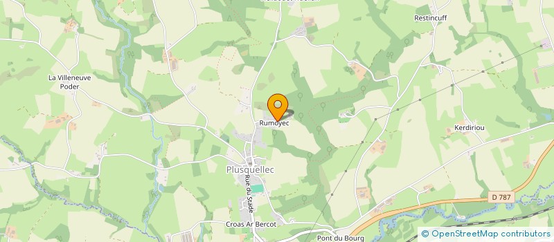 localisation de l'entreprise SCI ANTO  PLUSQUELLEC