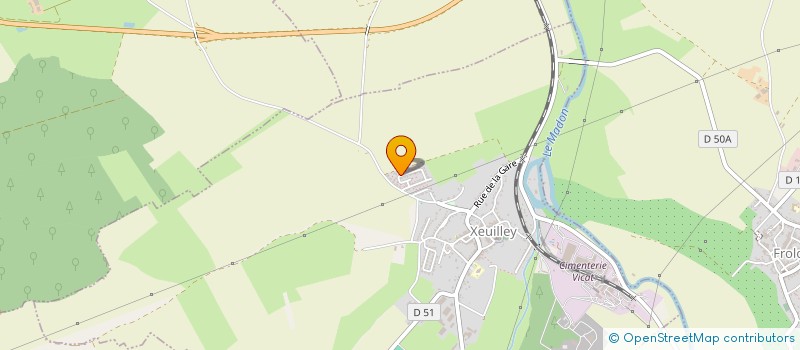 localisation de l'entreprise SCI ANTO  XEUILLEY