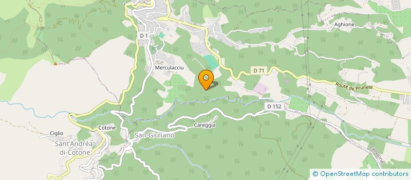 localisation de l'entreprise SCI ANTO GHJUVA à CERVIONE