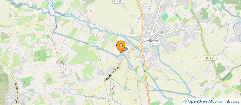 localisation de l'entreprise SCI ANTOHUGO  VELLERON