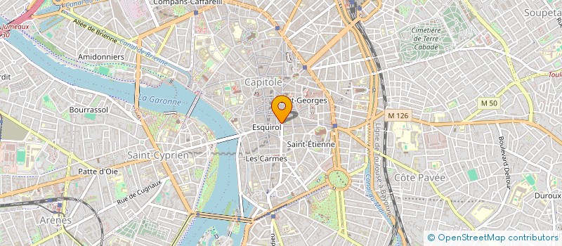 localisation de l'entreprise SCI ANTOINE à TOULOUSE