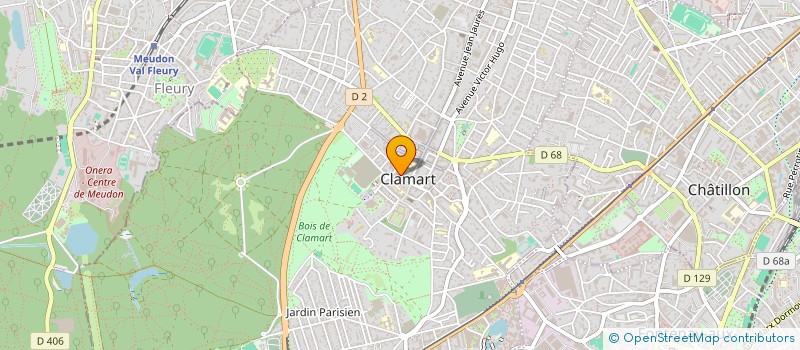 localisation de l'entreprise SCI ANTOINE  CLAMART
