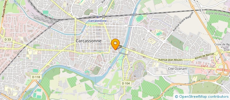 localisation de l'entreprise SCI ANTOINE à CARCASSONNE