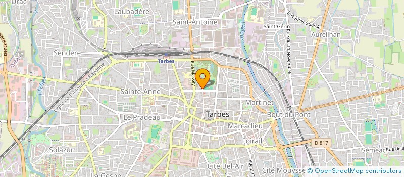 localisation de l'entreprise SCI ANTOINE  TARBES