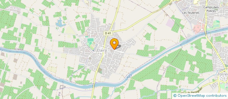 localisation de l'entreprise SCI ANTOINE  CLAIRA