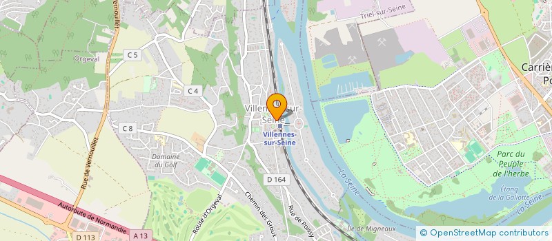 localisation de l'entreprise SCI ANTOINE à VILLENNES-SUR-SEINE