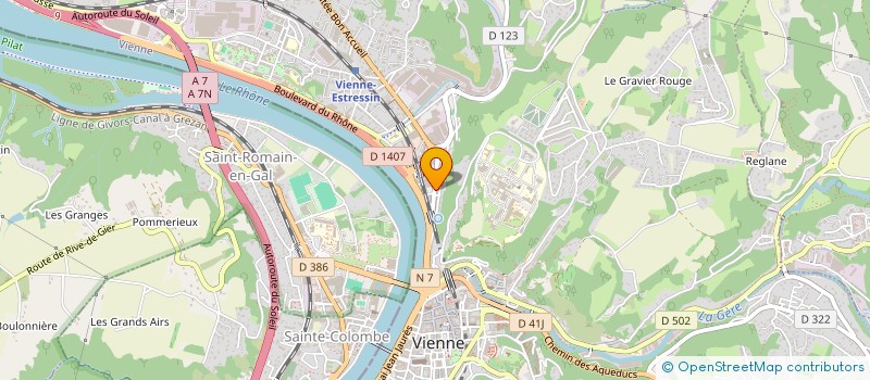 localisation de l'entreprise SCI ANTOINE 4  VIENNE