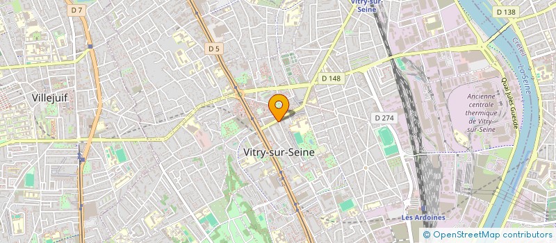 localisation de l'entreprise SCI ANTOINE  VITRY-SUR-SEINE
