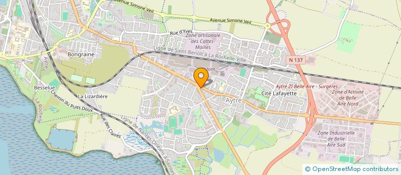 localisation de l'entreprise SCI ANTOINE  AYTRE