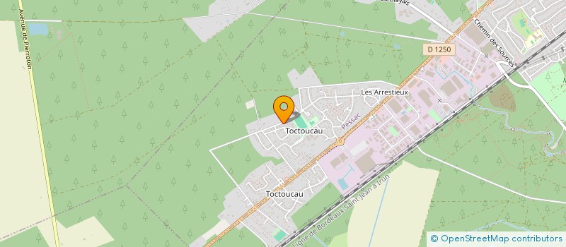 localisation de l'entreprise SCI ANTOINE à PESSAC