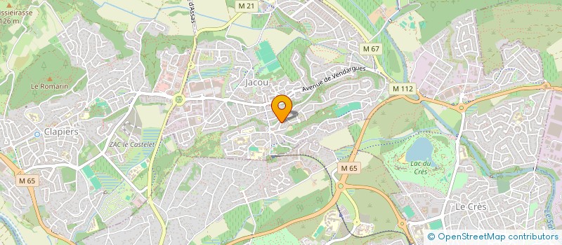 localisation de l'entreprise SCI ANTOINE  CLAPIERS