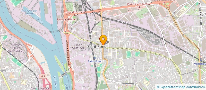 localisation de l'entreprise SCI ANTOINE  SAINT-FONS