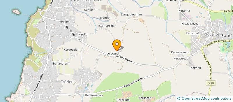 localisation de l'entreprise SCI ANTOINE  PLOUARZEL