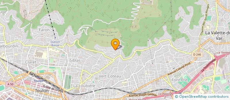 localisation de l'entreprise SCI ANTOINE  TOULON