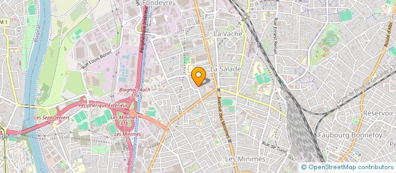 localisation de l'entreprise SCI ANTOINE à TOULOUSE