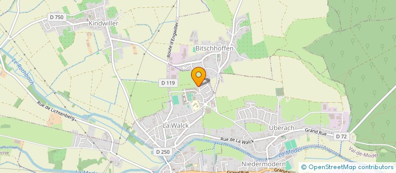 localisation de l'entreprise SCI ANTOINE  VAL-DE-MODER