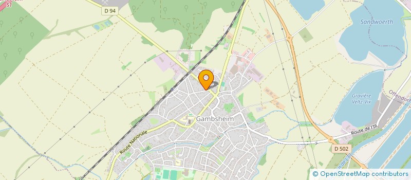 localisation de l'entreprise SCI ANTOINE  GAMBSHEIM