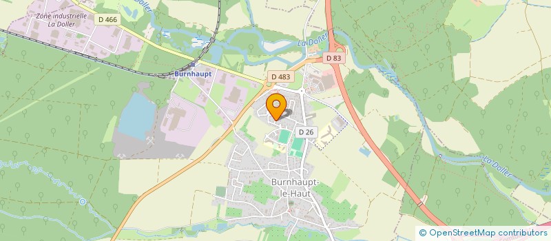 localisation de l'entreprise SCI ANTOINE  BURNHAUPT-LE-HAUT