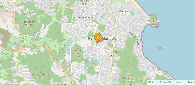 localisation de l'entreprise SCI ANTOINE  REMIRE-MONTJOLY