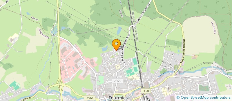 localisation de l'entreprise SCI ANTOINE  FOURMIES