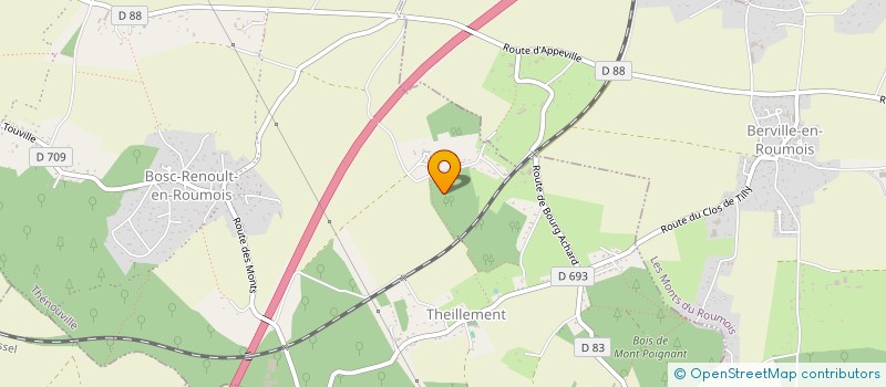 localisation de l'entreprise SCI ANTOINE  THENOUVILLE