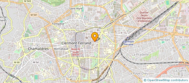 localisation de l'entreprise SCI ANTOINE  CLERMONT-FERRAND