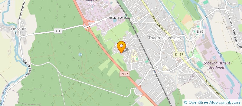 localisation de l'entreprise SCI ANTOINE  THAON-LES-VOSGES