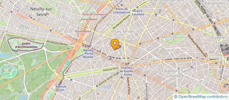 localisation de l'entreprise SCI ANTOINE ADRIEN  PARIS 17