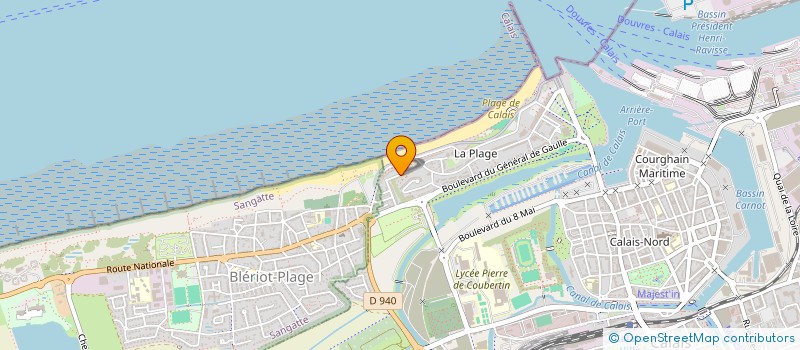 localisation de l'entreprise SCI ANTOINE BUISSART  CALAIS