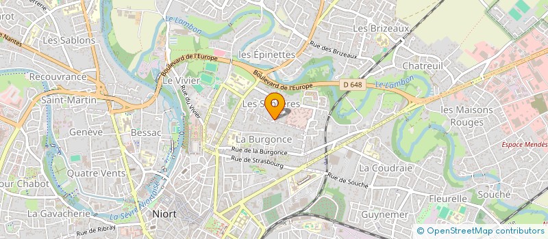 localisation de l'entreprise SCI ANTOINE C.B à NIORT