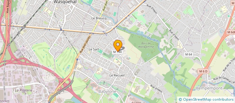 localisation de l'entreprise SCI ANTOINE DARRAS à VILLENEUVE-D'ASCQ