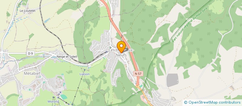 localisation de l'entreprise SCI ANTOINE ET MARGUERITE  LES HOPITAUX-NEUFS