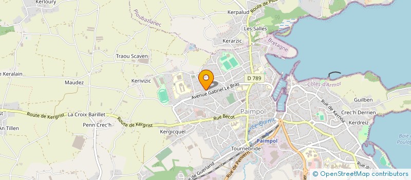 localisation de l'entreprise SCI ANTOINE ET MARIE  PAIMPOL