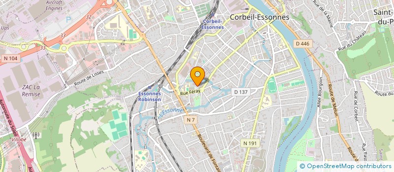 localisation de l'entreprise SCI ANTOINE G à CORBEIL-ESSONNES