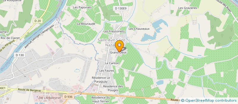 localisation de l'entreprise SCI ANTOINE GABIN  SAINT-AVIT-SAINT-NAZAIRE