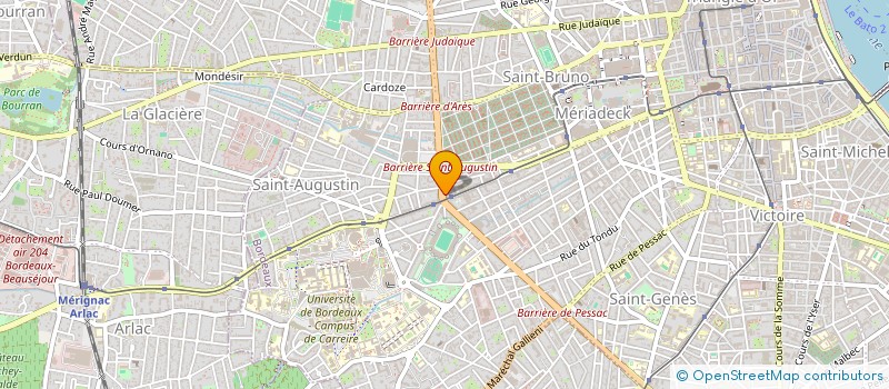 localisation de l'entreprise SCI ANTOINE GAUTIER  BORDEAUX