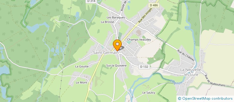 localisation de l'entreprise SCI ANTOINE LASSUS  SAINT-GERMAIN