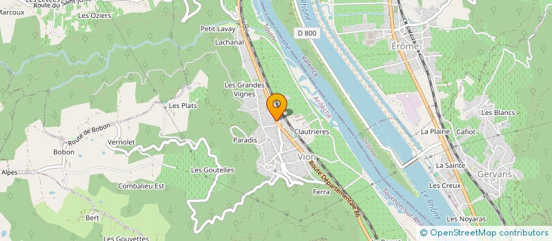 localisation de l'entreprise SCI ANTOINE LAURENT  VION