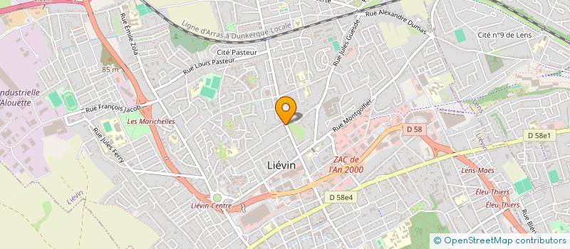 localisation de l'entreprise SCI ANTOINE M.  LIEVIN