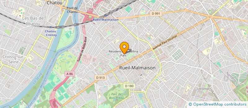 localisation de l'entreprise SCI ANTOINE MARIN HAUTIER à RUEIL-MALMAISON