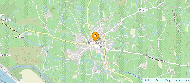 localisation de l'entreprise SCI ANTOINE MONAGO  CHATEAUNEUF-DU-PAPE