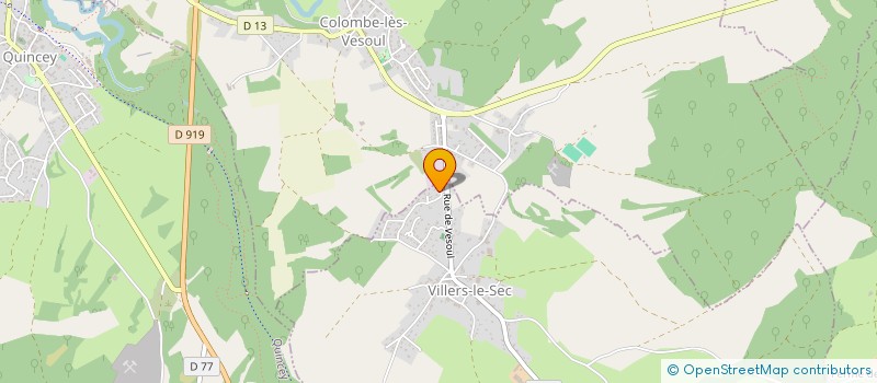 localisation de l'entreprise SCI ANTOINE PAOLI  VILLERS-LE-SEC