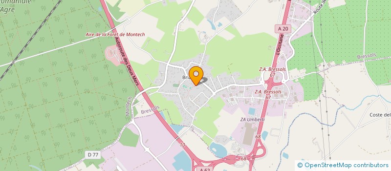 localisation de l'entreprise SCI ANTOINE RAYNAL  BRESSOLS