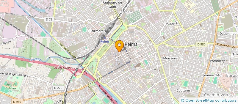 localisation de l'entreprise SCI ANTOINE REVILLE  REIMS