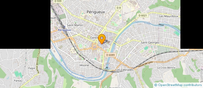 localisation de l'entreprise SCI ANTOINE ROMAGNE à PERIGUEUX