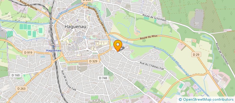 localisation de l'entreprise SCI ANTOINE THIBAUT  HAGUENAU