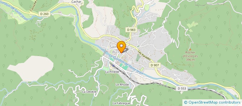 localisation de l'entreprise SCI ANTOINE VOLLON  SAINT-JEAN-DU-GARD