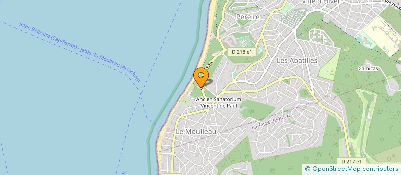 localisation de l'entreprise SCI ANTOINETTE  ARCACHON